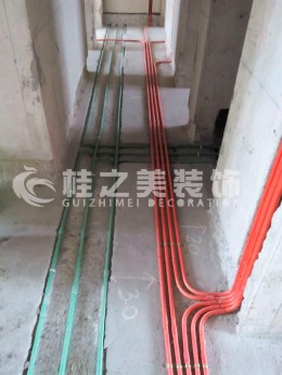 【南宁桂之美装饰】虹桥湾水电施工现场实景图
