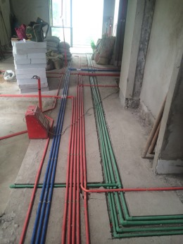【中庭装饰】半山丽园样板工地施工
