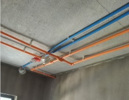 港保苑5栋04户型水电完工瓷砖进场！
