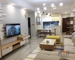 【南宁居立方装饰】和居邕江郡98平北欧风格完工图