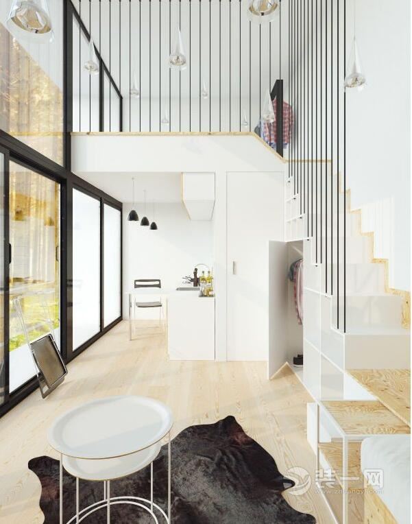 深圳装修公司复式loft公寓设计 极简时尚线条赞爆!